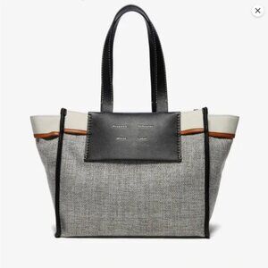Proenza Schouler White Label Large Morris Tote NEW Canvas Leather